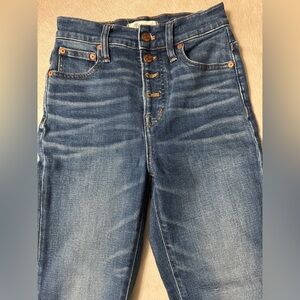 Madewell High Rise Blue Jeans